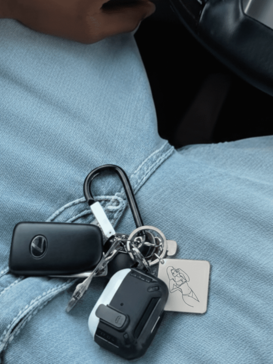 Spicy Custom Engraved Photo Keychain - Soulmate Customs