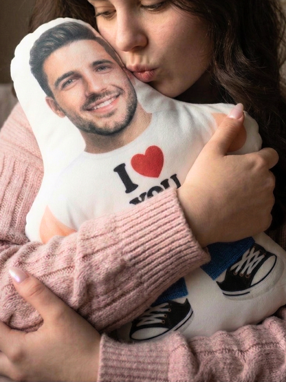 I Love You Photo Pillow