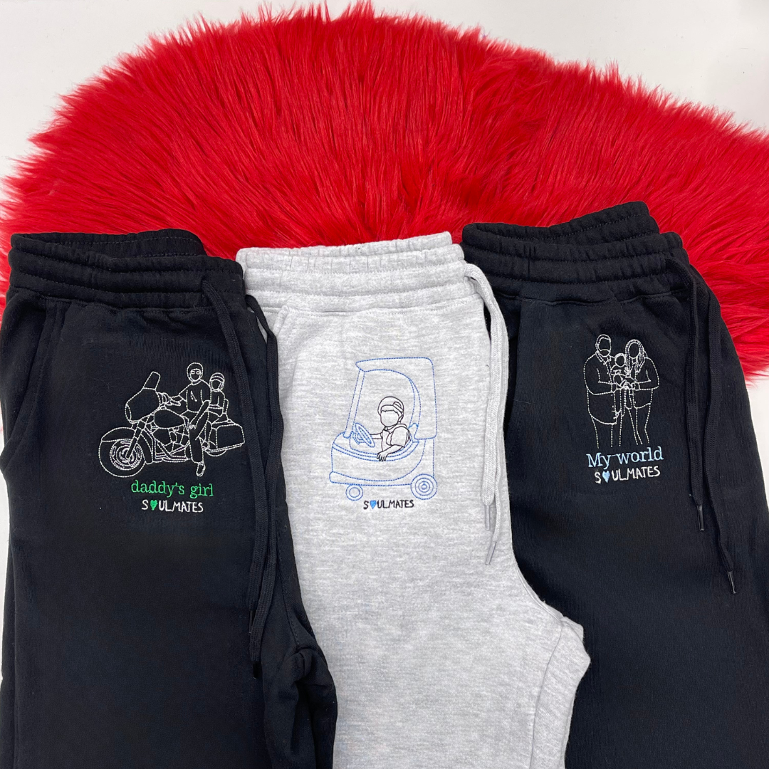 Father's Day Soulmate© Embroidery Sweatpants