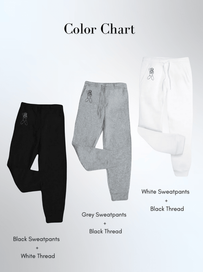 Custom Embroidered Photo Sweatpants - Soulmate Customs