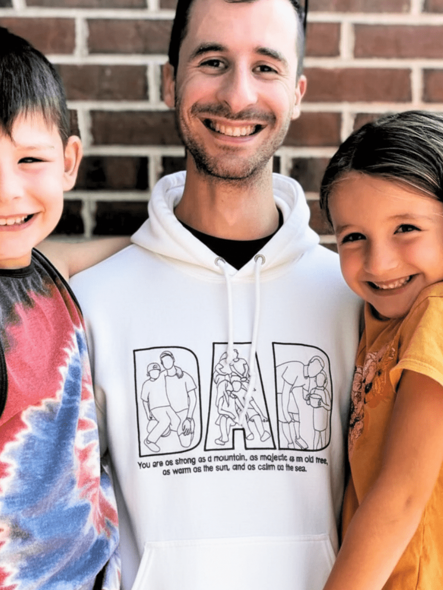 "DAD" Custom Hoodie - Soulmate Customs