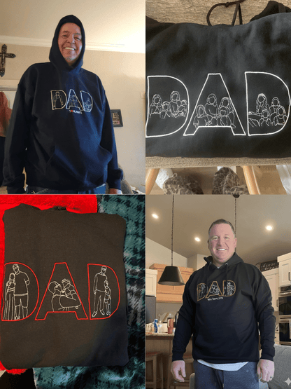 "DAD" Custom Hoodie - Soulmate Customs