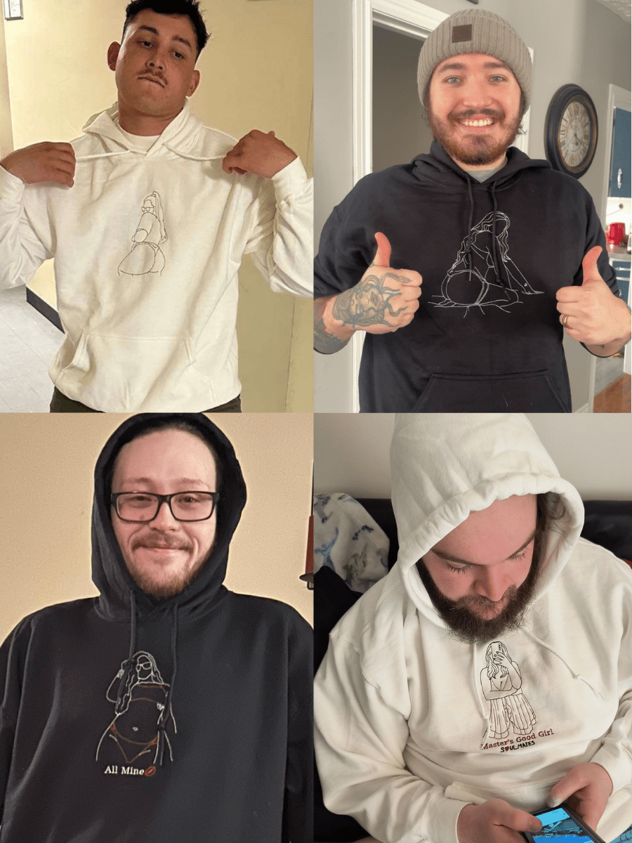 Embroidered Spicy Custom Hoodie - Soulmate Customs