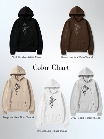 Pet Custom Embroidered Photo Hoodie - Soulmate Customs