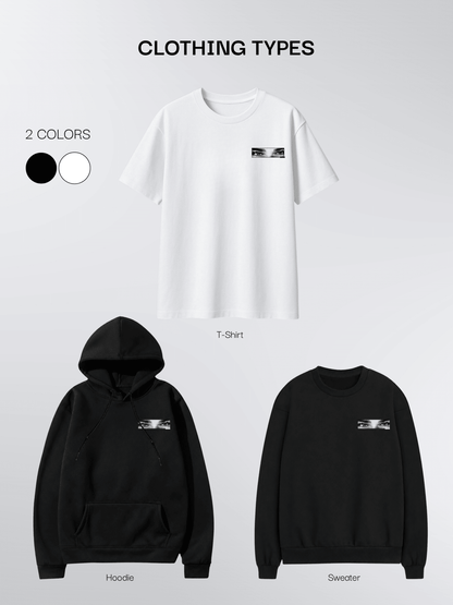 Personalized Eyes + Name T-Shirt, Sweatshirt & Hoodie | Custom Photo Shirt - Soulmate Customs