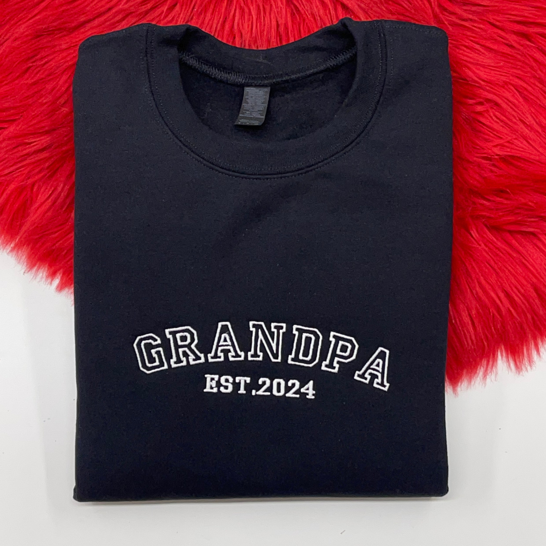 Custom Grandma + Grandpa Sweatshirt