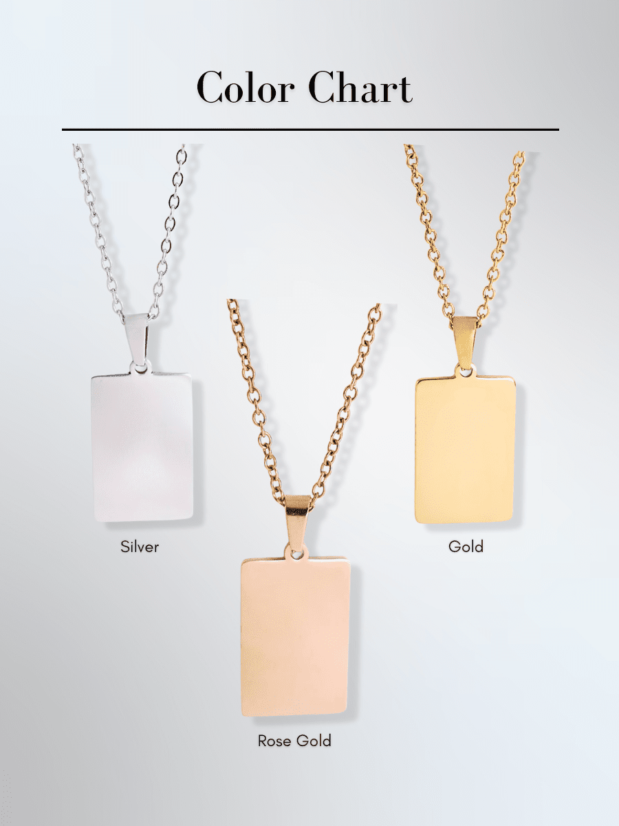 Soulmate Custom Engraved Photo Tag Necklace - Soulmate Customs