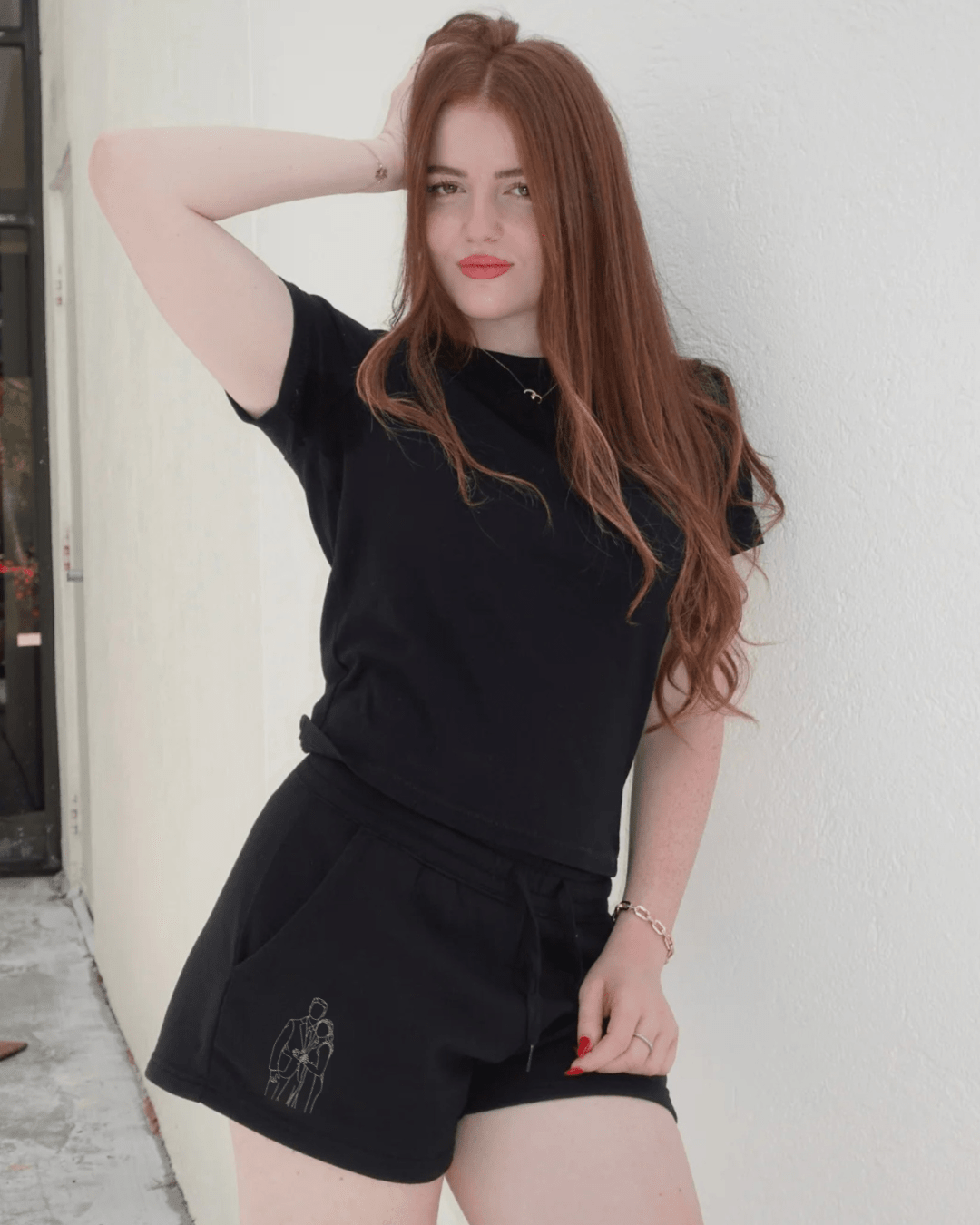 Custom Embroidered Photo Women's Shorts - Soulmate Customs