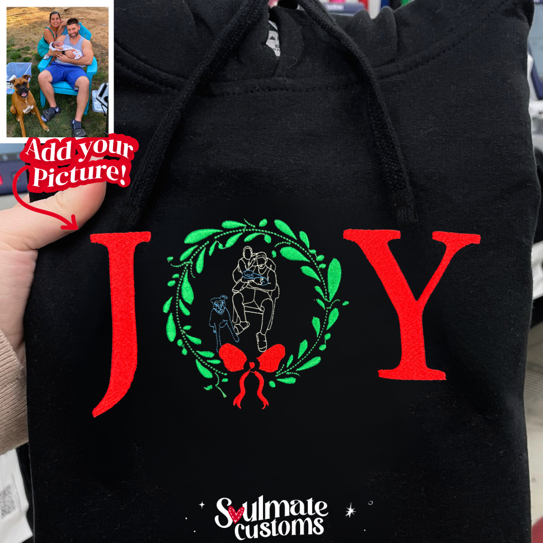 Custom "JOY" Template Hoodie