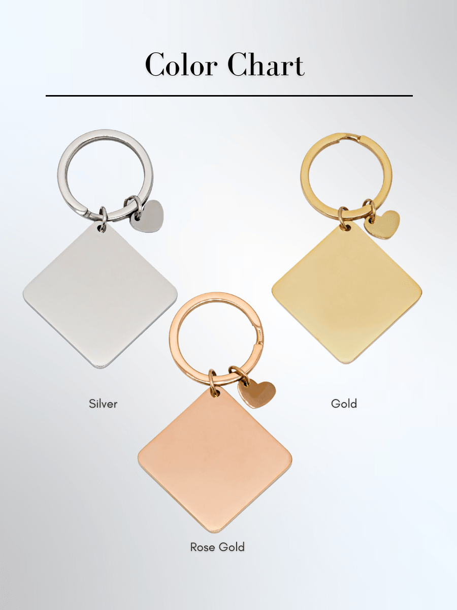 Automobile Custom Engraved Photo Keychain - Soulmate Customs