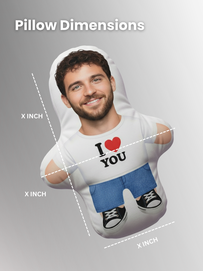 I Love You Photo Pillow