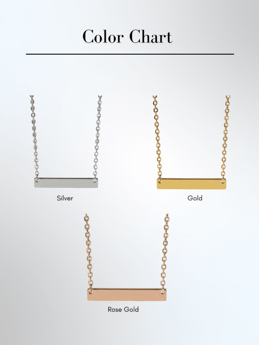 Mom Custom Engraved Text Bar Necklace - Soulmate Customs