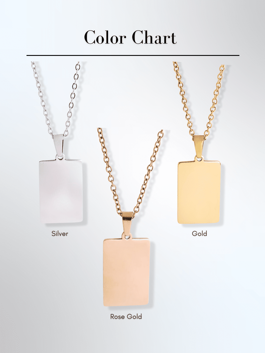 Spicy Custom Engraved Photo Tag Necklace - Soulmate Customs