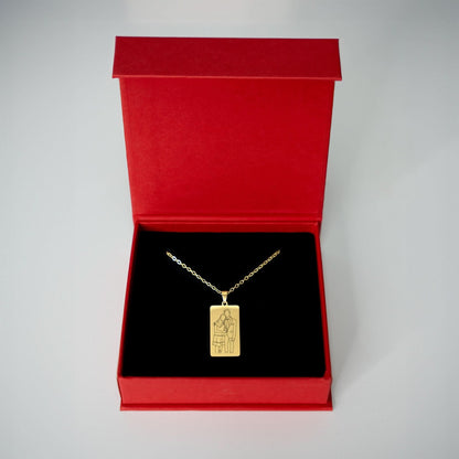 Custom Soulmate© Tag Outline Necklace - Soulmate Customs