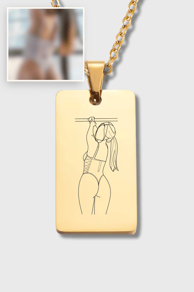 Spicy Photo Custom Tag Necklace - Soulmate Customs