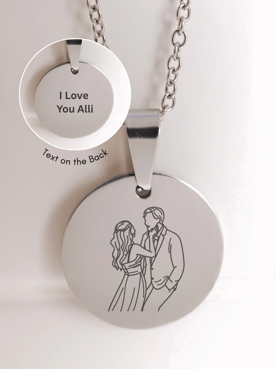 Custom Circle Necklace - Soulmate Customs