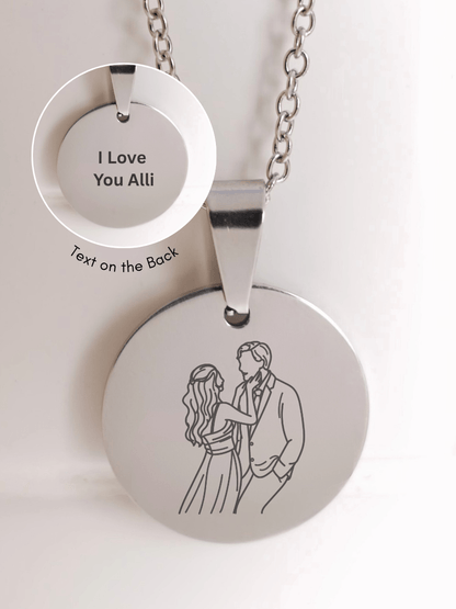 Custom Circle Necklace - Soulmate Customs
