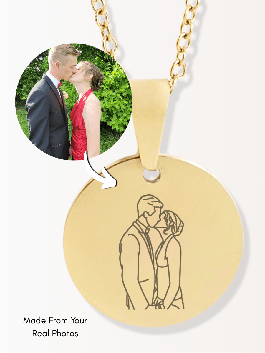 Custom Circle Necklace - Soulmate Customs