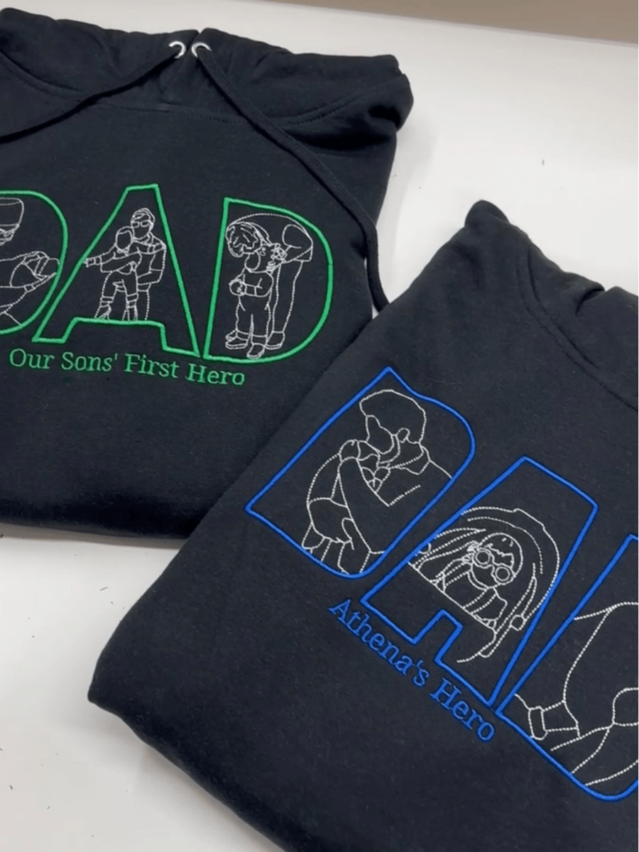 "DAD" Custom Hoodie - Soulmate Customs