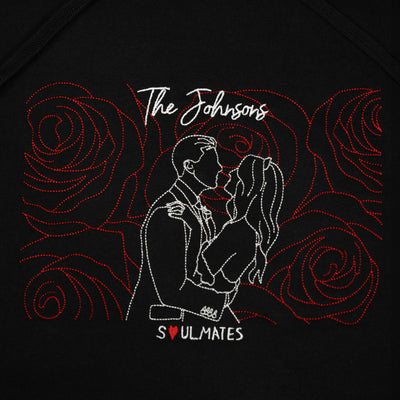 Couple embroidery "The Johnsons"