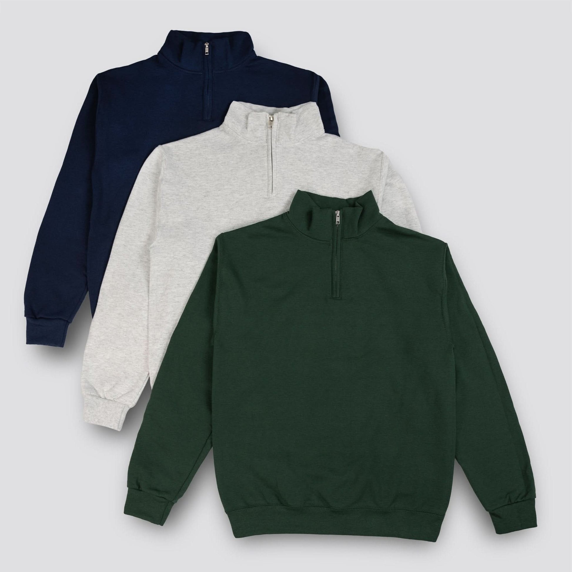 Embroidered Soulmate© Quarter - Zip Sweatshirt - Soulmate Customs