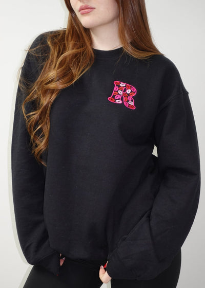 Viral Kisses Hoodie 👄 – Custom Initial Embroidery - Soulmate Customs