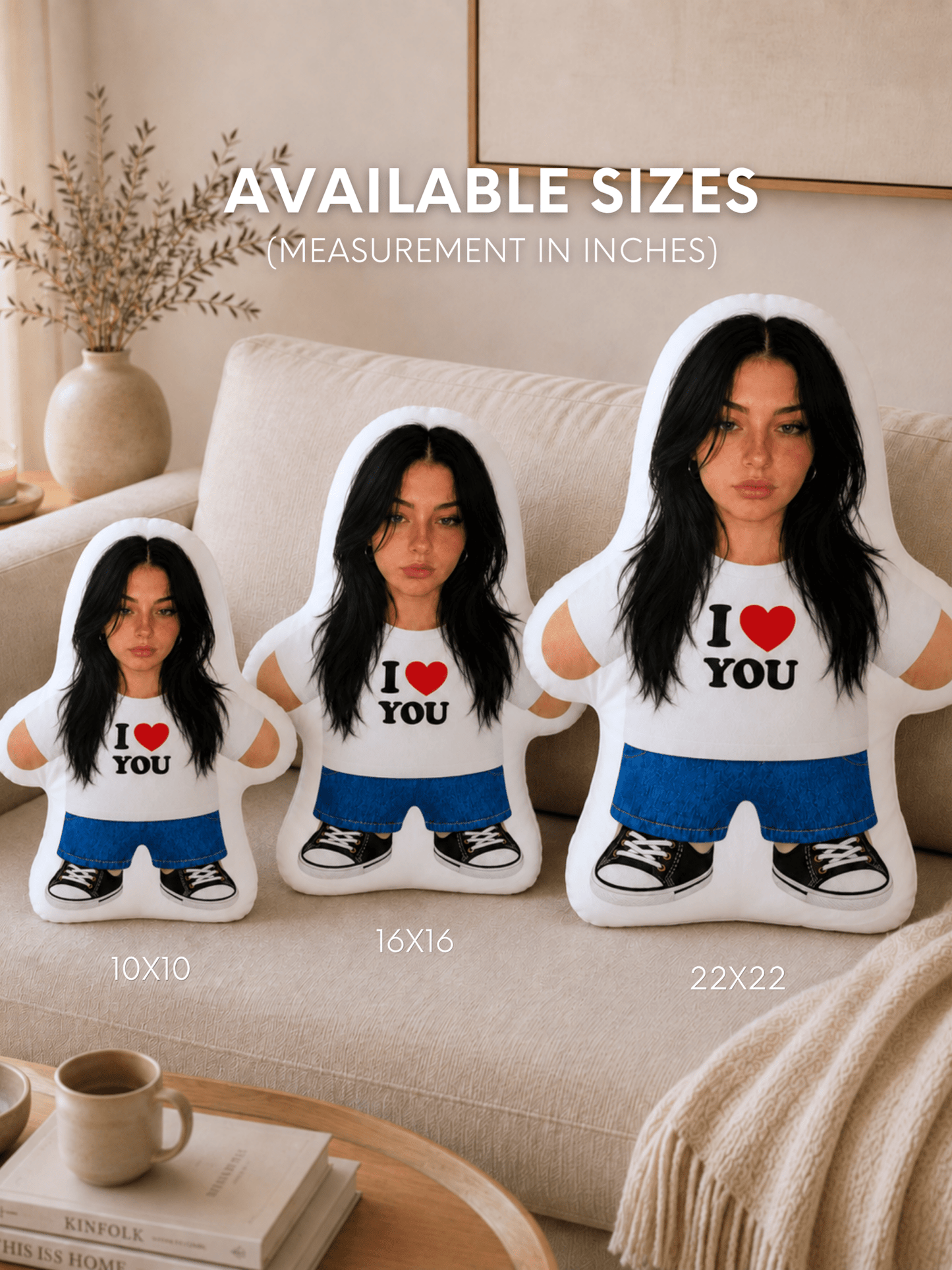 I Love You Photo Pillow - Soulmate Customs