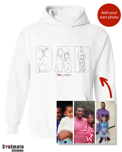 Embroidered Soulmate© Hoodie Father's Day