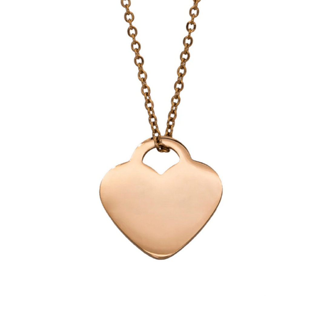Custom Soulmate© Heart Necklace Spicy Outline - Soulmate Customs