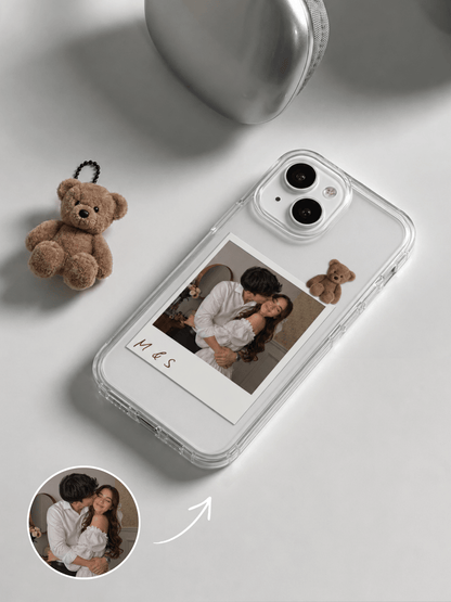 Personalized Couple Polaroid Phone Case - Soulmate Customs