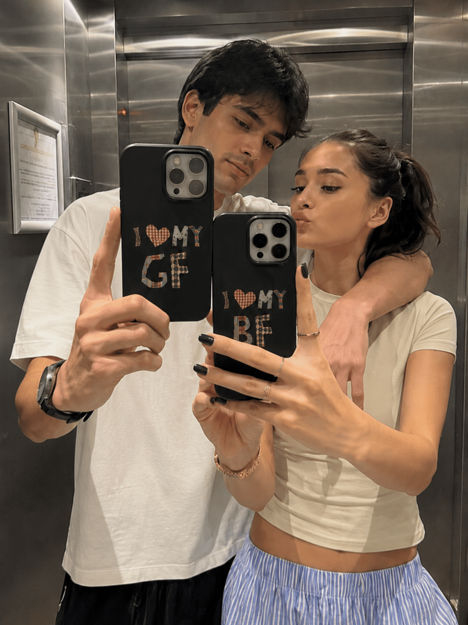 I Love My BF/GF Couple Phone Case - Soulmate Customs