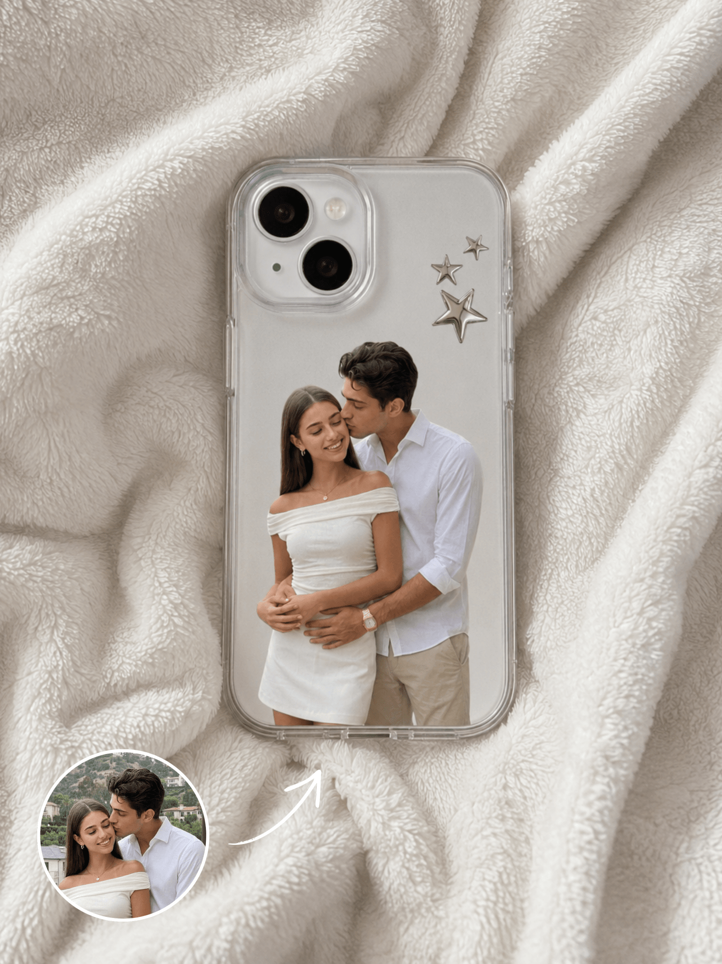 Personalized Couple Star Phone Case - Soulmate Customs