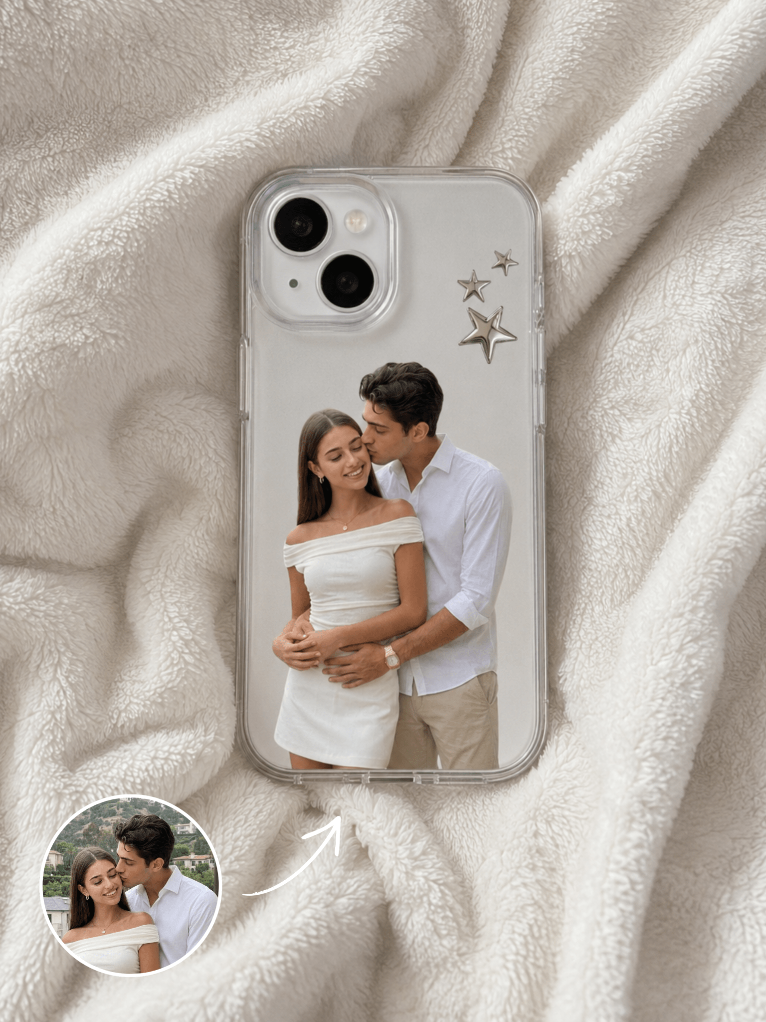 Personalized Couple Star Phone Case - Soulmate Customs