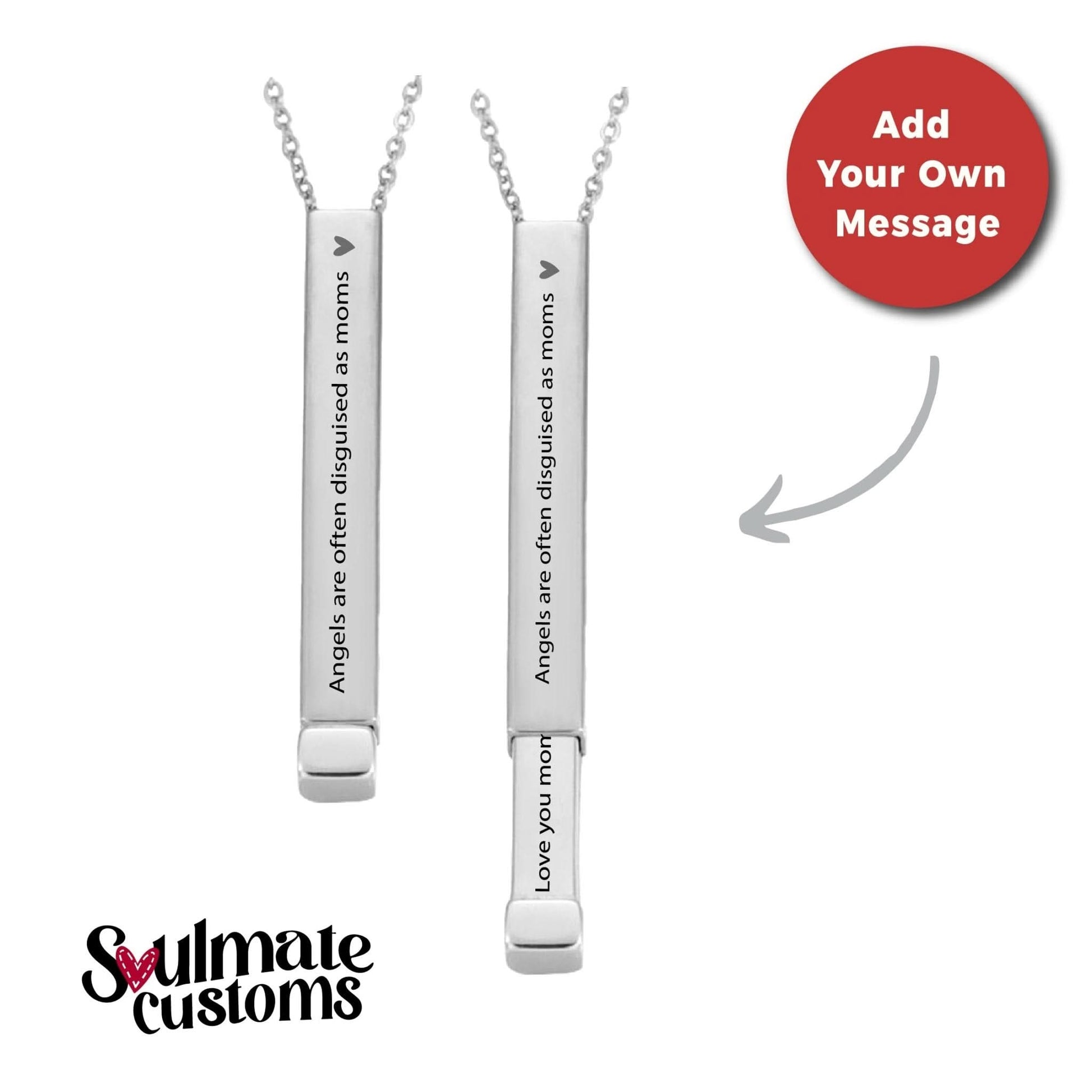 Custom Soulmate© Secret Message Necklace - Soulmate Customs