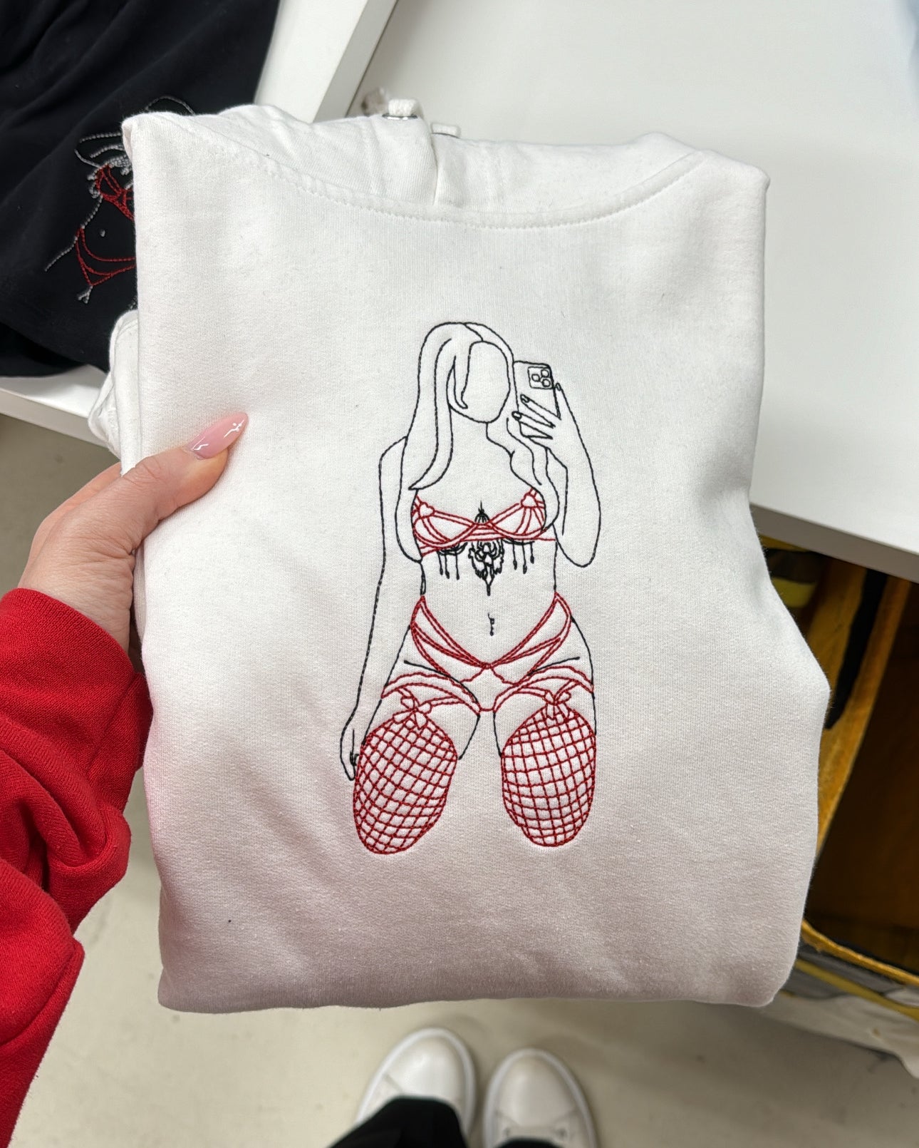 Embroidered Spicy Custom Outline - Soulmate Customs