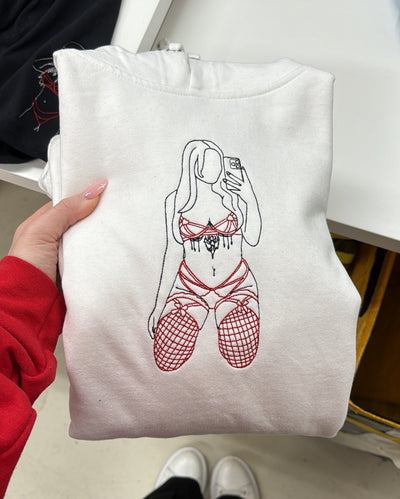 Embroidered Spicy Custom Outline - Soulmate Customs