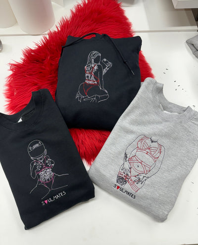 Embroidered Spicy Custom Outline - Soulmate Customs