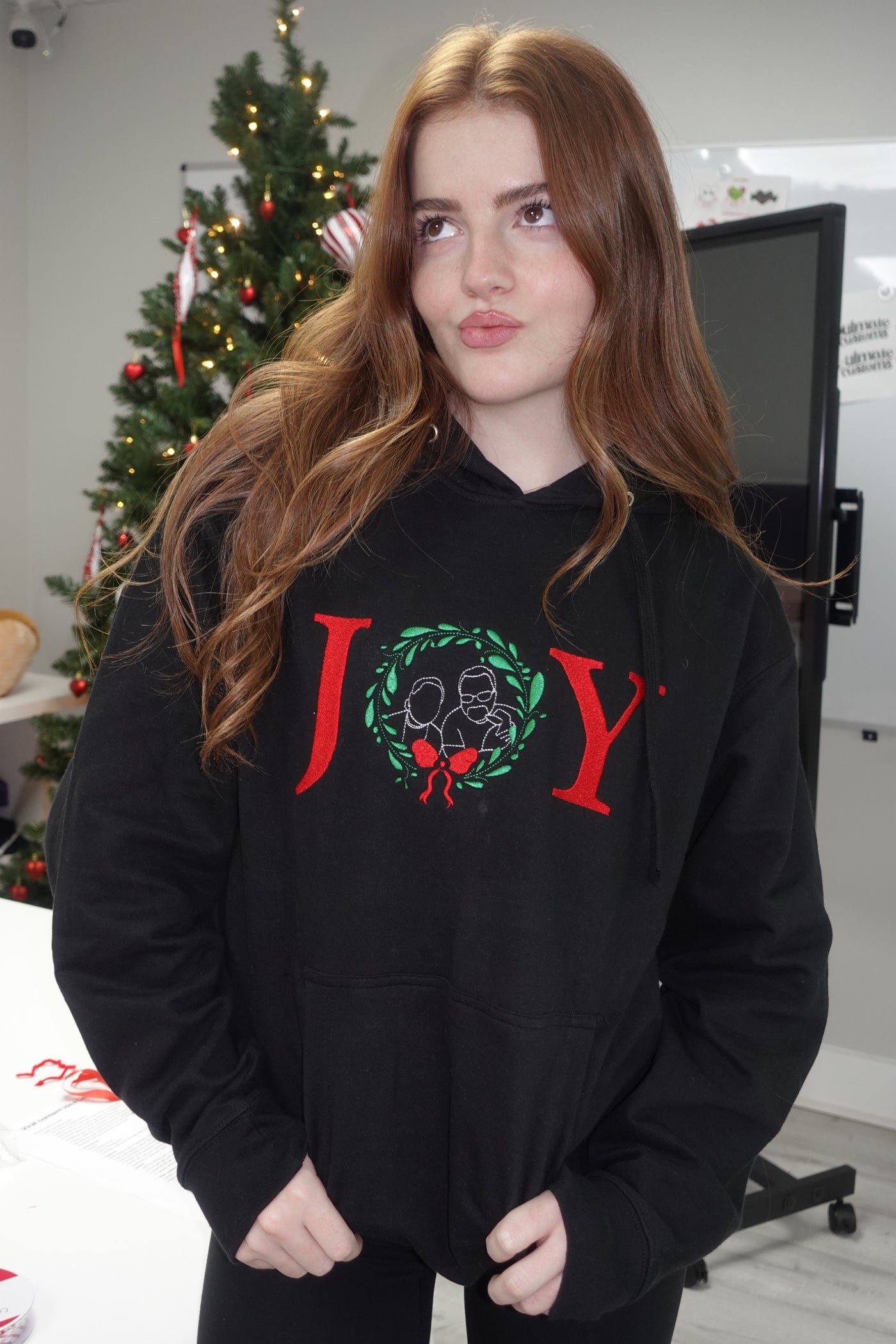 Custom "JOY" Template Hoodie