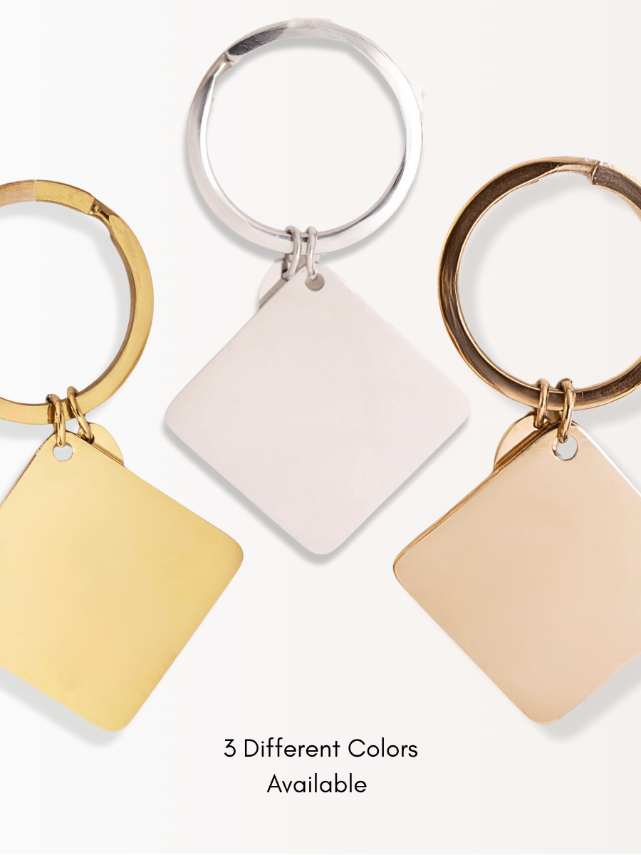 Custom Square Keychain - Soulmate Customs