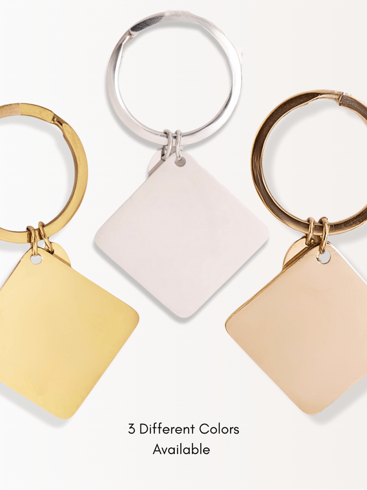 Custom Square Keychain - Soulmate Customs