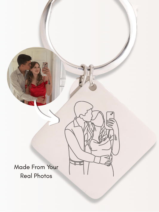 Custom Square Keychain - Soulmate Customs