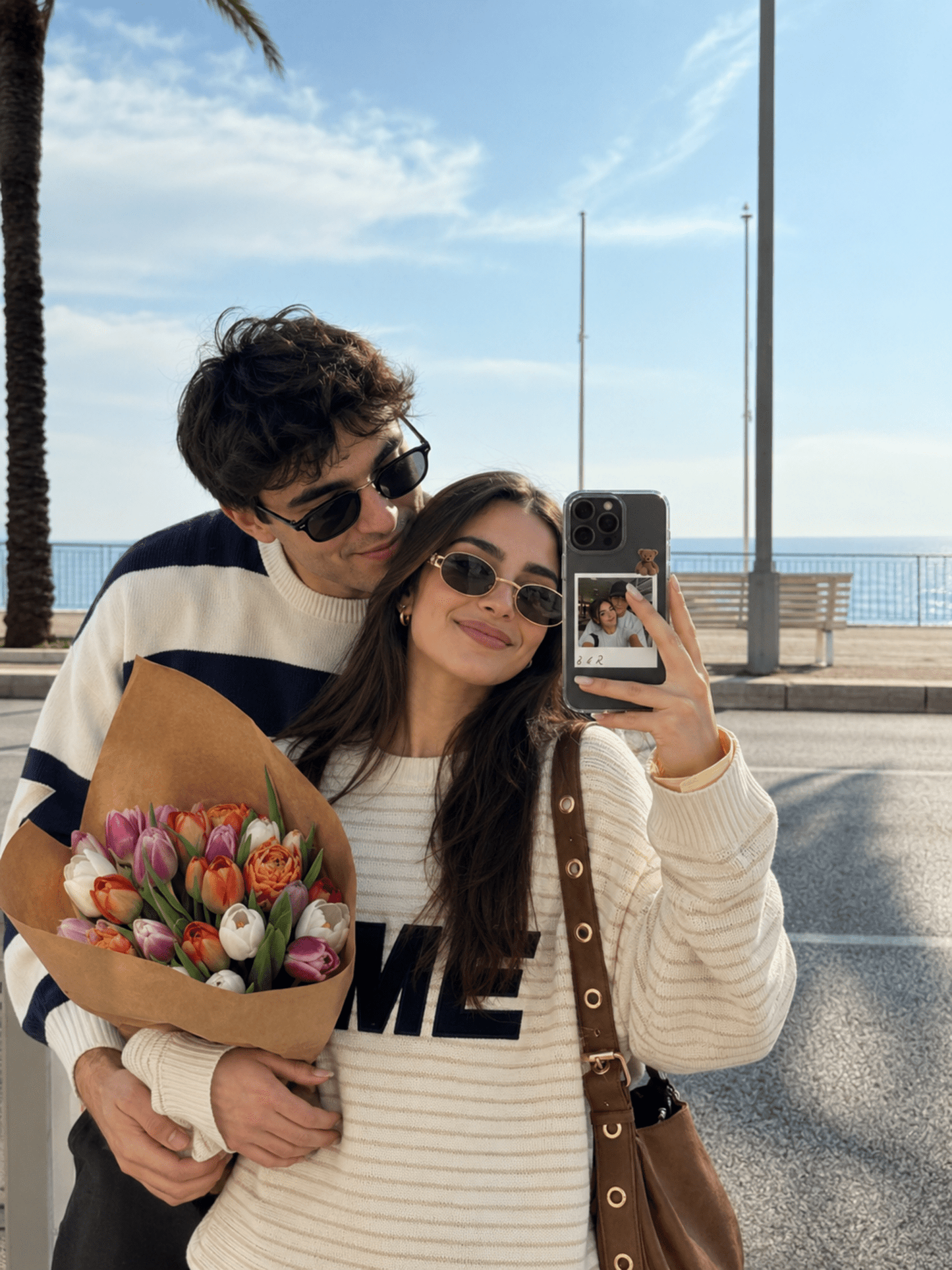 Personalized Couple Polaroid Phone Case - Soulmate Customs