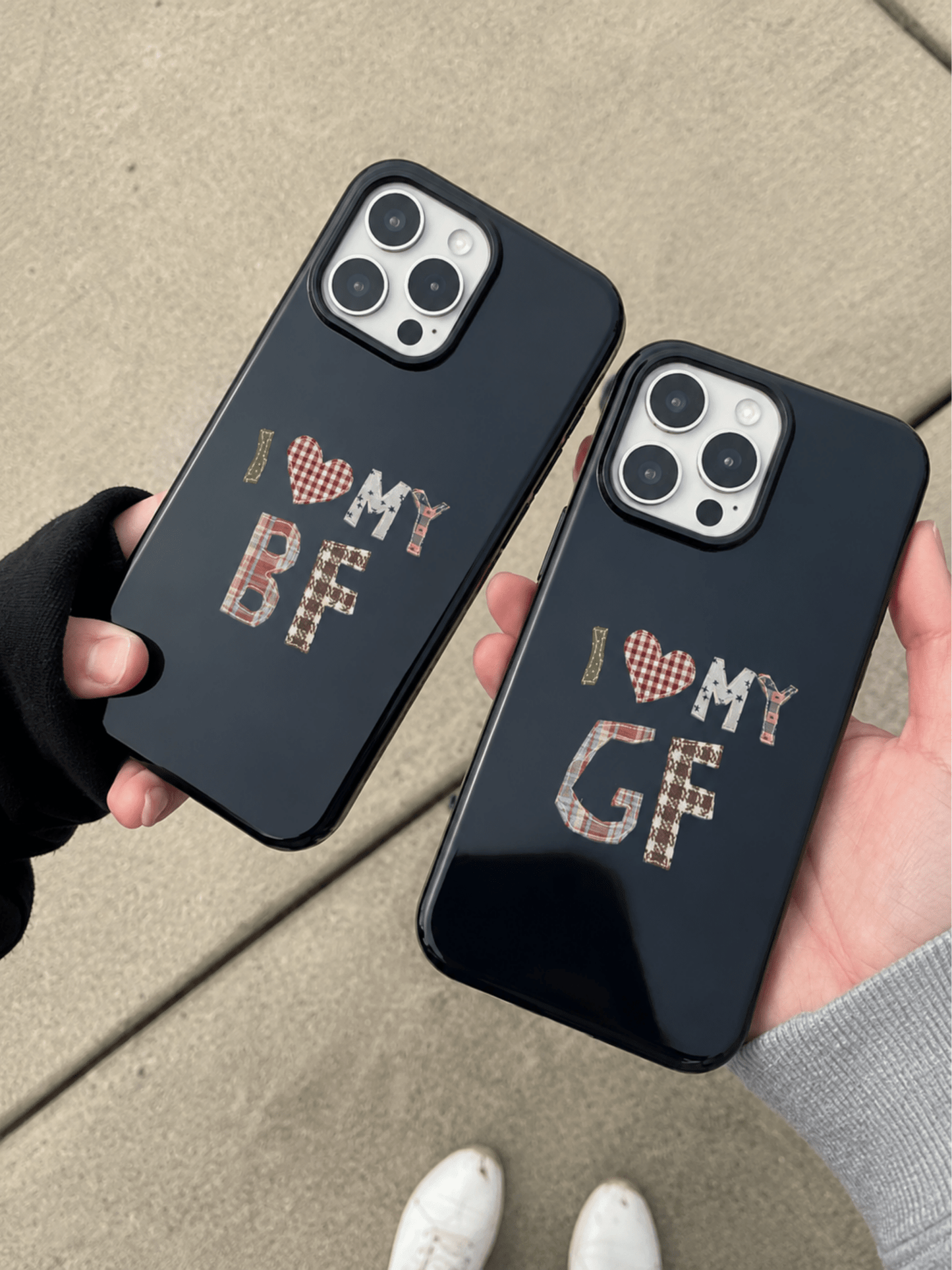 I Love My BF/GF Couple Phone Case - Soulmate Customs