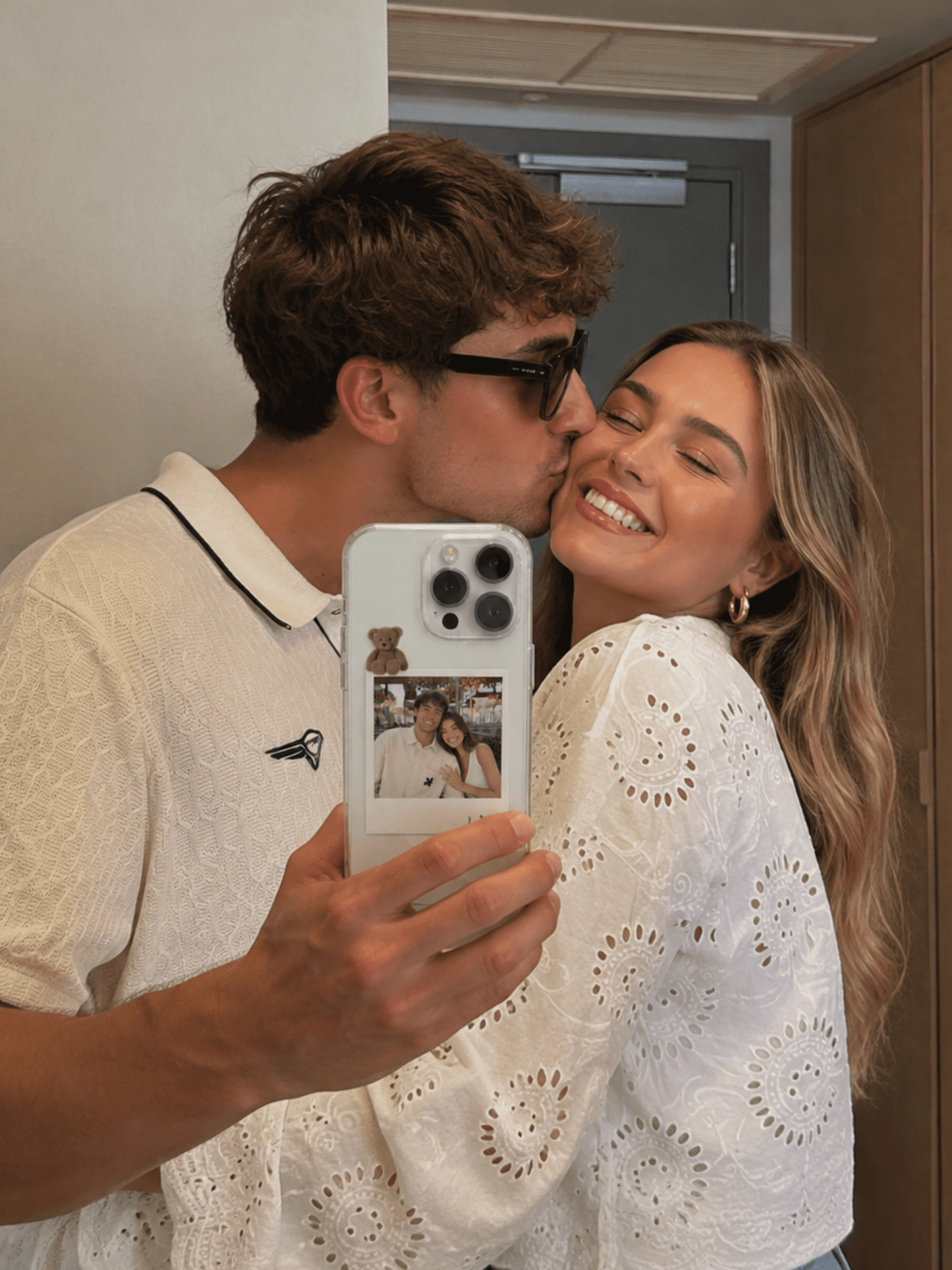 Personalized Couple Polaroid Phone Case - Soulmate Customs