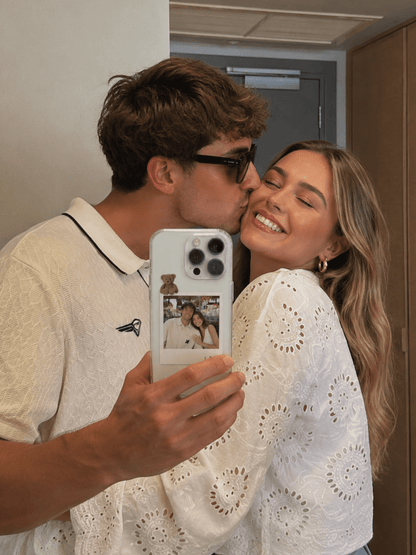 Personalized Couple Polaroid Phone Case - Soulmate Customs