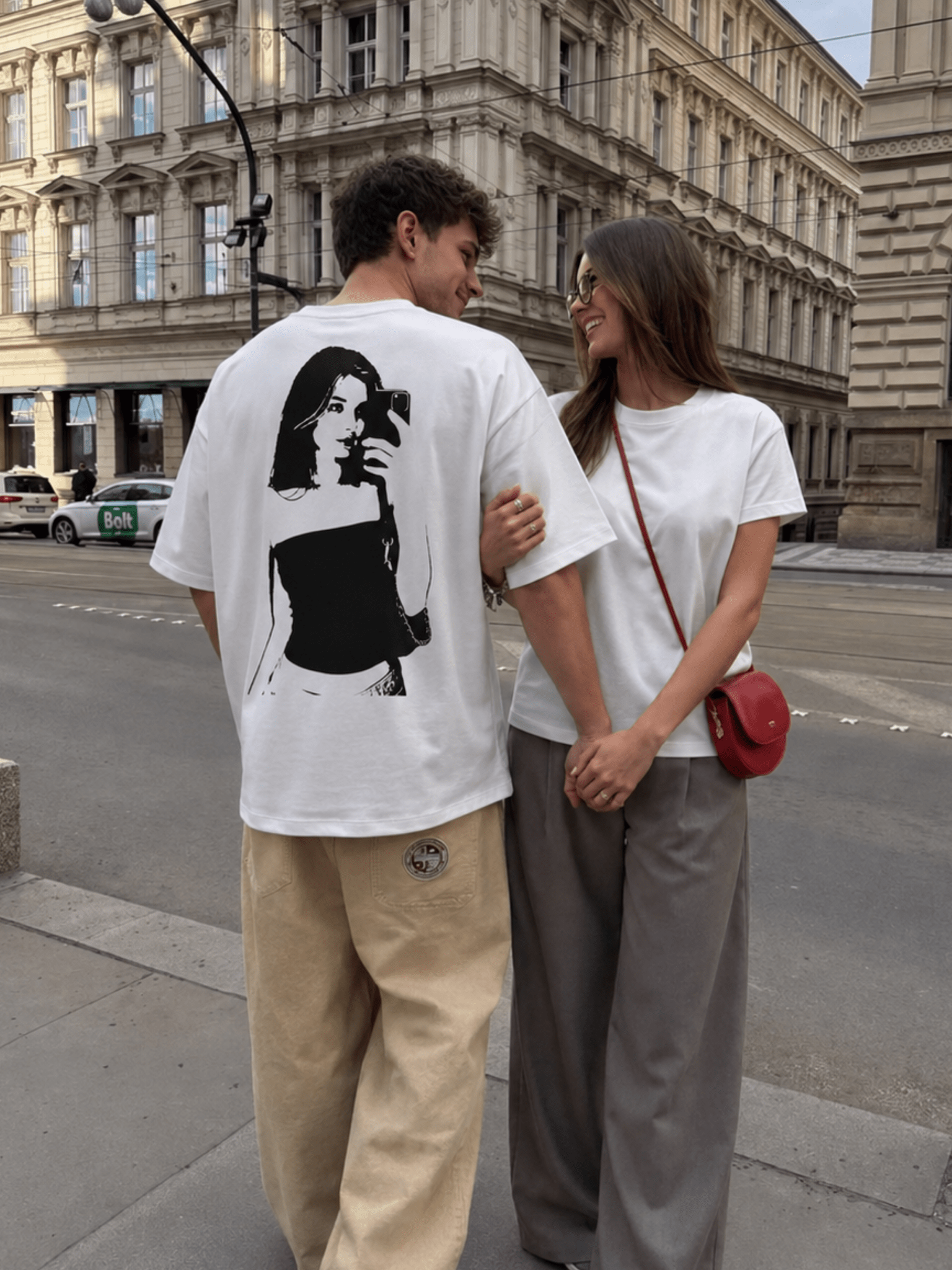 Couple Silhouette Custom Photo Shirt - Soulmate Customs