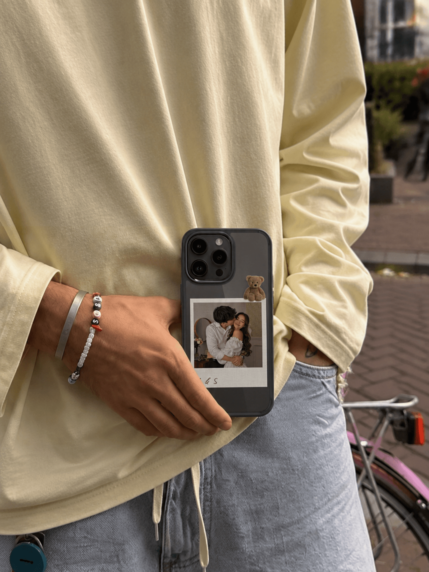 Personalized Couple Polaroid Phone Case - Soulmate Customs