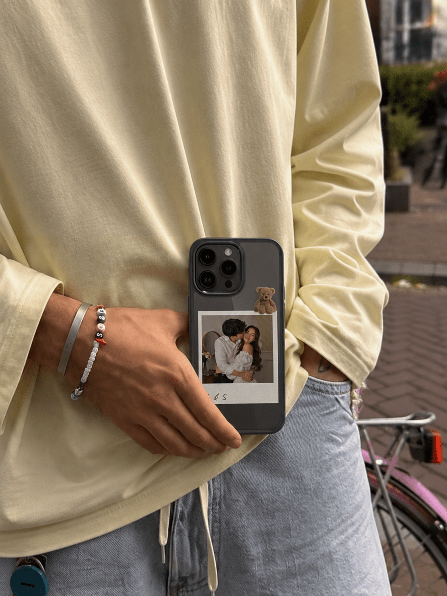 Personalized Couple Polaroid Phone Case - Soulmate Customs