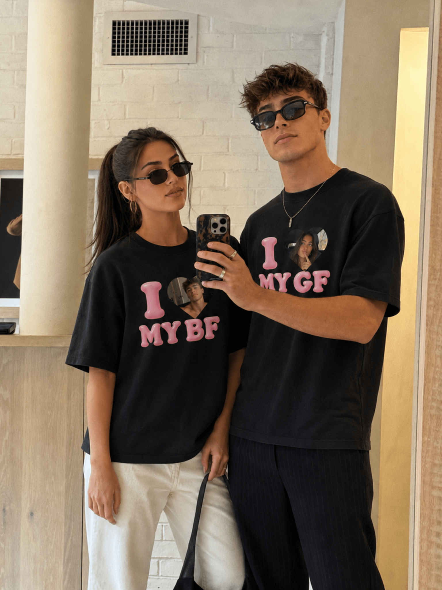 I Love My BF/GF Custom Photo Shirt - Soulmate Customs
