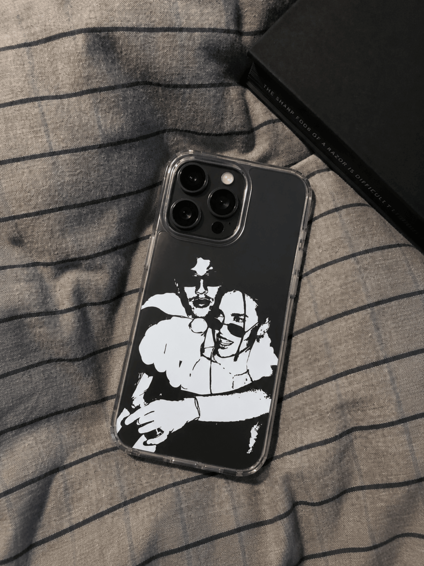 Personalized Couple Silhouette Phone Case - Soulmate Customs